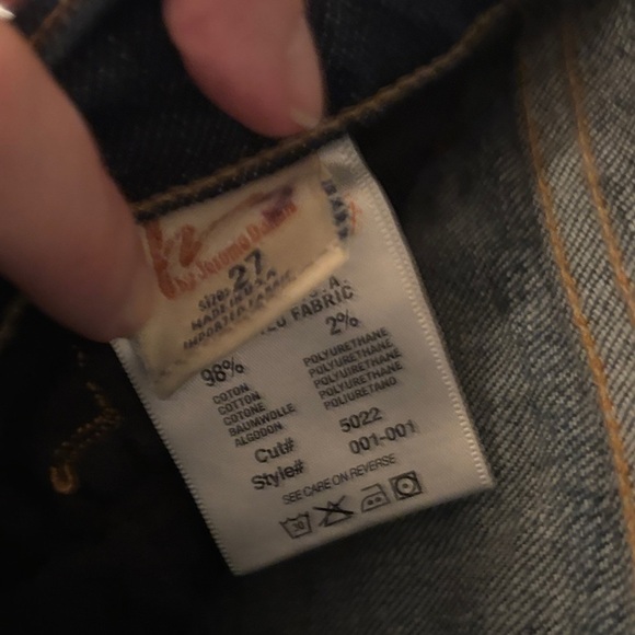 Citizens Of Humanity Kelly #001 Low Waist Stretch Boot Cut Jeans Size 27 - Picture 4 of 8